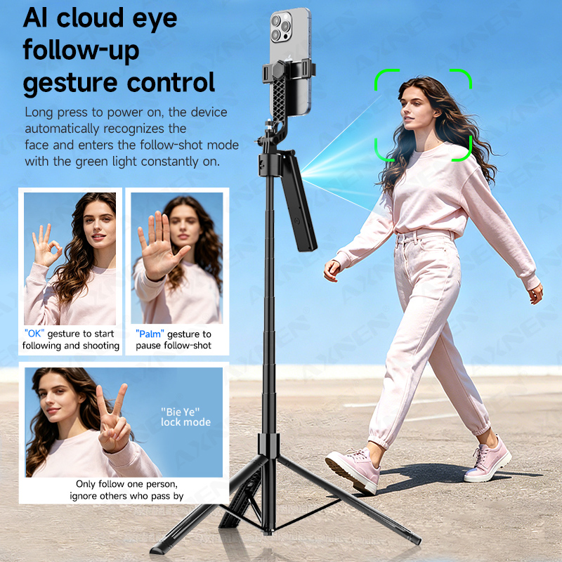 AI Tracking Gimbal Selfie Stic - đánh giá và giá Pop Display Shelf