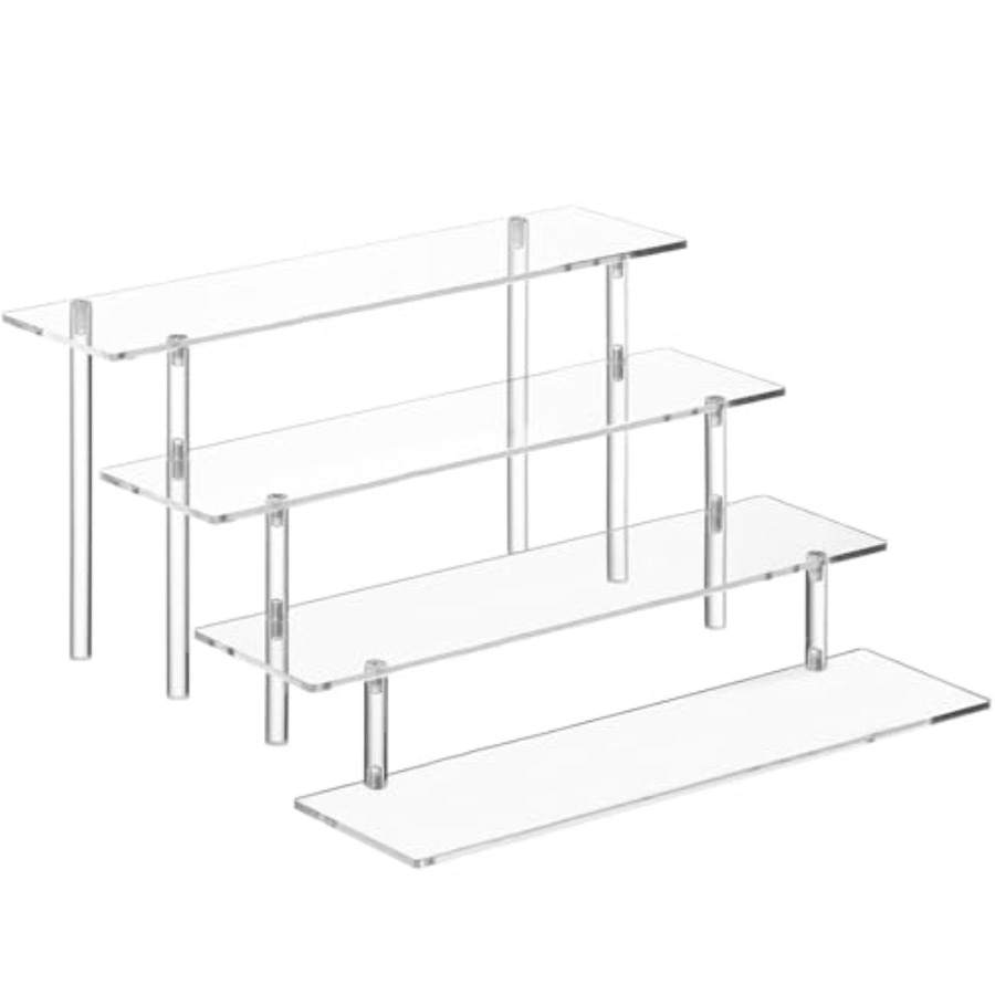 4 Tier Acrylic Perfume Organiz - đánh giá và giá Pop Display Shelf