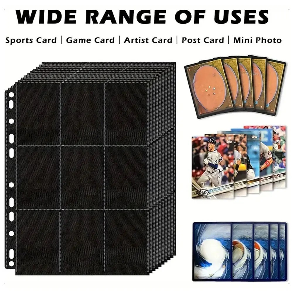 10Pack Black 9-Pocket A4 Tradi - đánh giá và giá Trading Card Binder