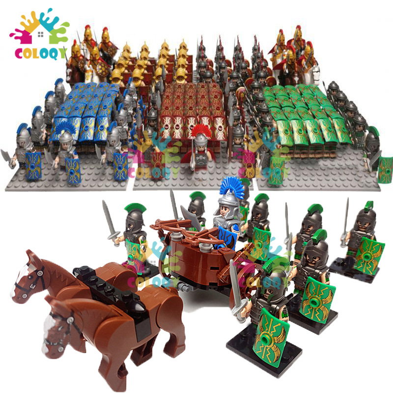 Kids Toys Roman Legion Buildin - đánh giá và giá Lego Minifigure Holder